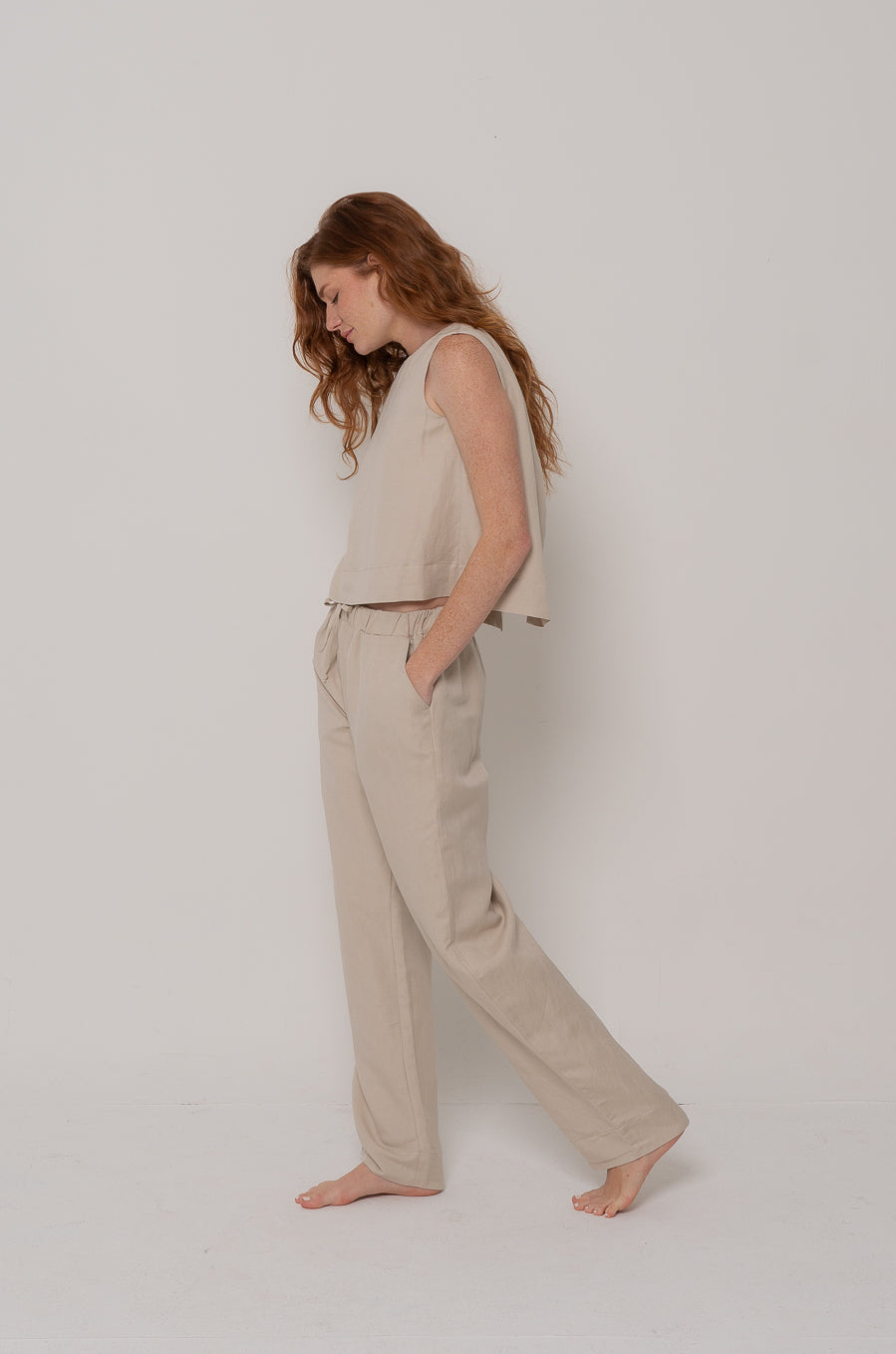 Harper Pant in Natural