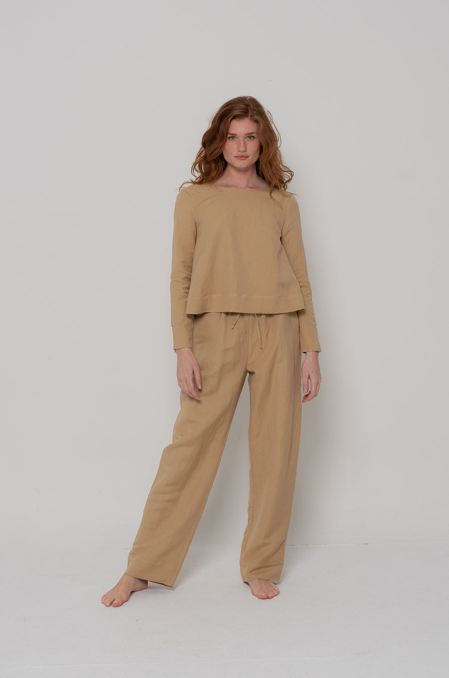 Harper Pant in Tan