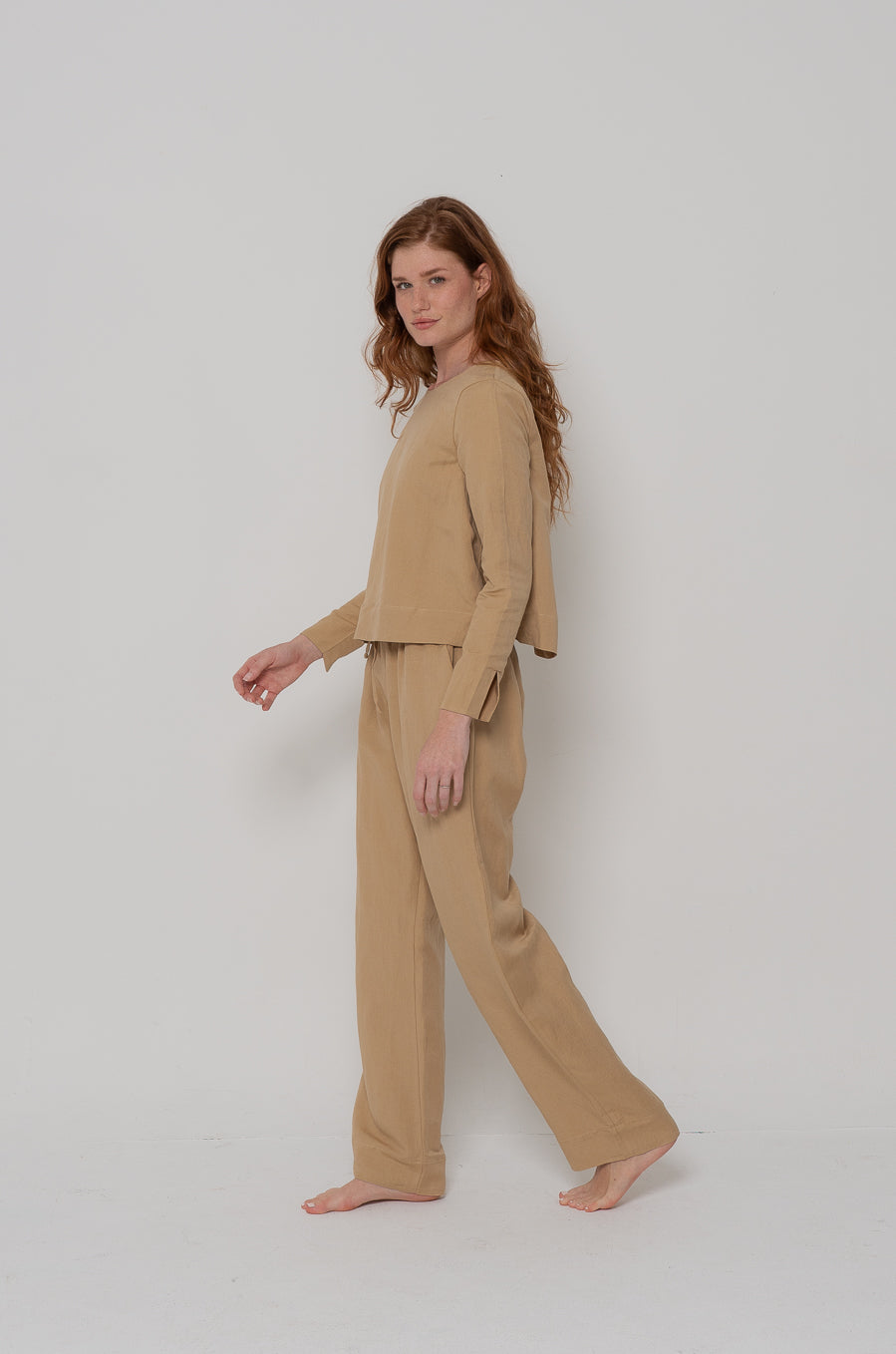 Harper Pant in Tan