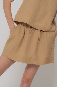 Grace Skirt in Tan