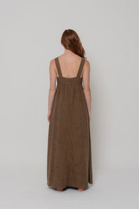 Evelyn Dress in Brown