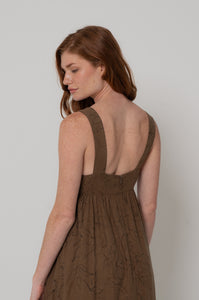 Evelyn Dress in Brown