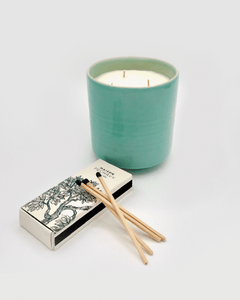 Maison Pechavy Large Celadon Candle & Match Set - Casa Nana