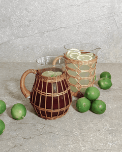 Rattan Cage Pitcher - Casa Nana