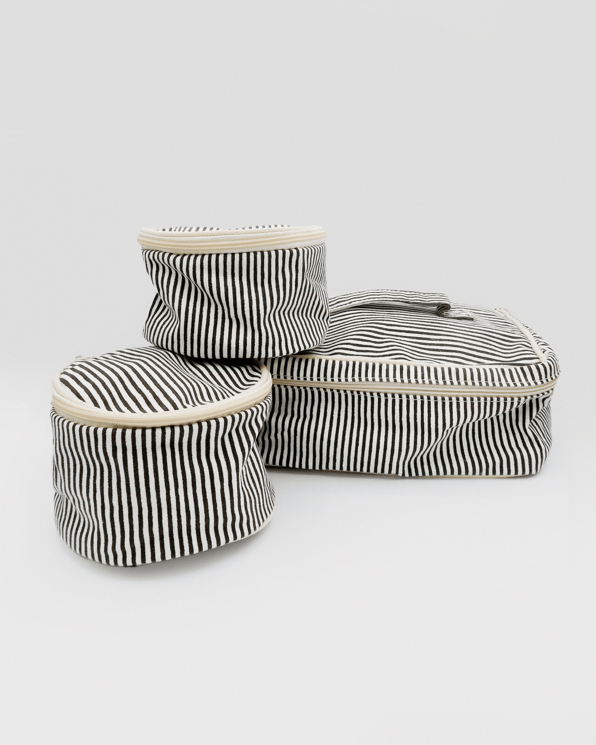 Striped Toiletry Bag Set - Casa Nana