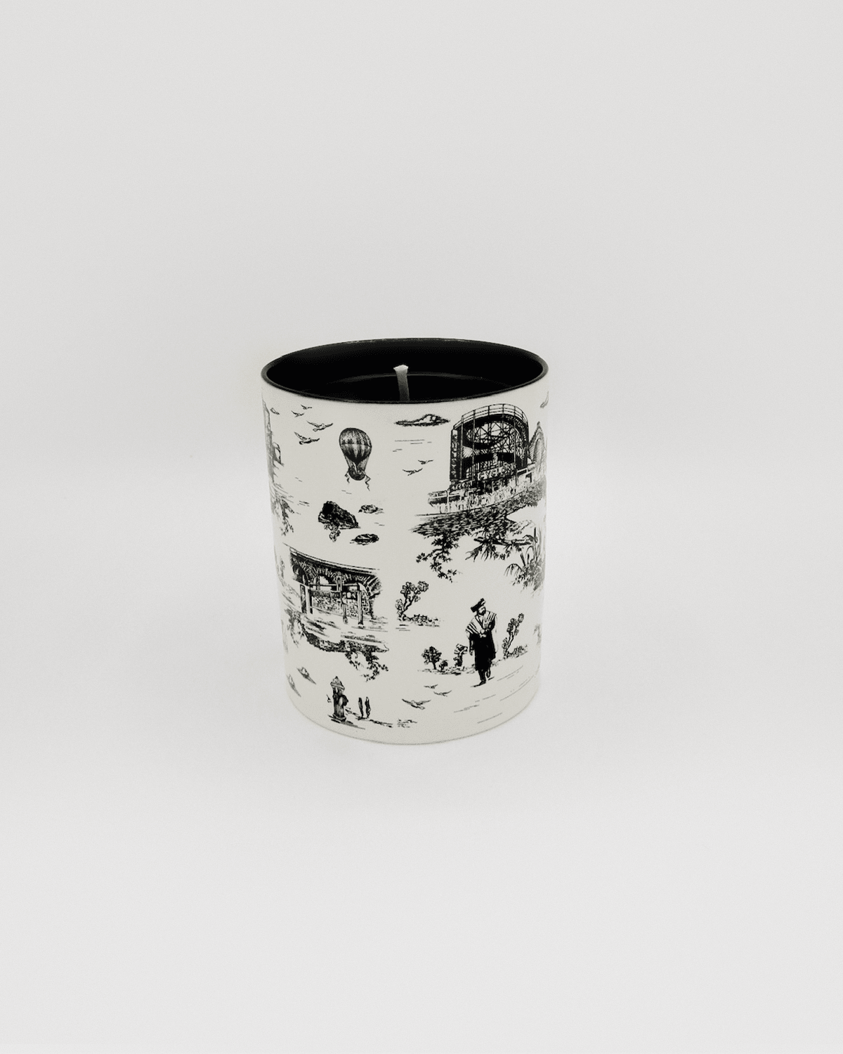 Toile Charcoal Candle - Casa Nana